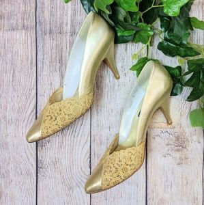 Stuart Weitzman Bridal Heels Chantilly Lace